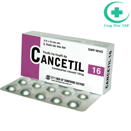 Cancetil 16mg - Thuốc điều trị tăng huyết áp, suy tim, bệnh thận