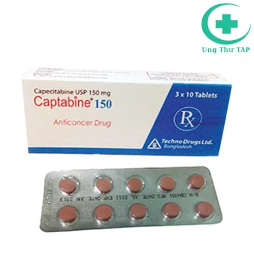 Capecitabine 150 A.T - Thuốc điều trị bệnh ung thư của An Thiên