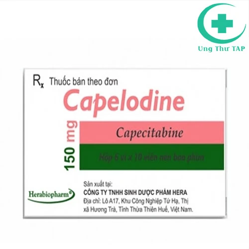 Capelodine 150mg - Thuốc ngăn chặn tăng trưởng tế bào ung thư