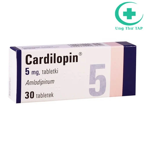 Cardilopin 5mg - Thuốc điều trị cao huyết áp, đau thắt ngực