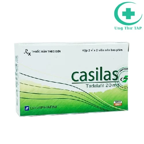 Casilas 20mg - Thuốc điều trị rối loạn cương dương ở nam giới