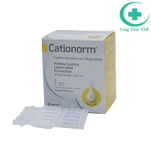 Cationorm - Thuốc dưỡng ẩm, bảo vệ mắt của Nhật Bản