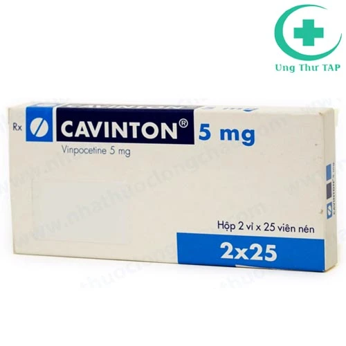 Cavinton 5mg - Thuốc điều trị rối loạn tuần hoàn máu não