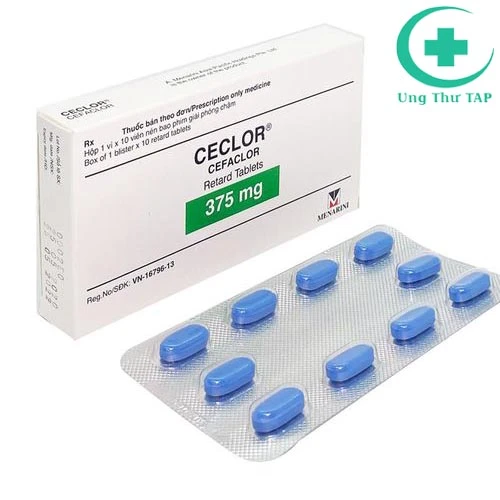 Ceclor Tabs 375mg - Thuốc kháng sinh điều trị nhiễm khuẩn 