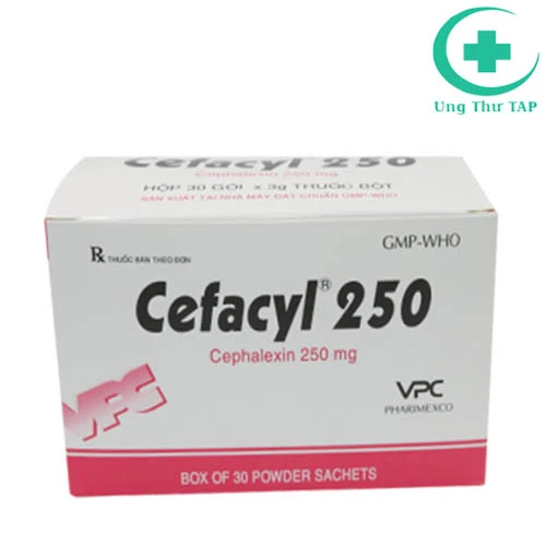 Cefacyl 250 - Thuốc điều trị nhiễm khuẩn của Cửu Long 