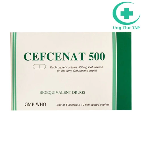 Cefcenat 500 - Thuốc điều trị nhiễm khuẩn hiệu quả của Tipharco