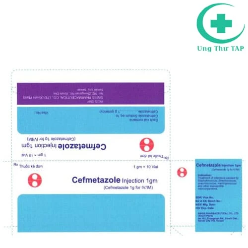 Cefmetazole Injection 1gm Swiss Pharm -  Điều trị nhiễm trùng