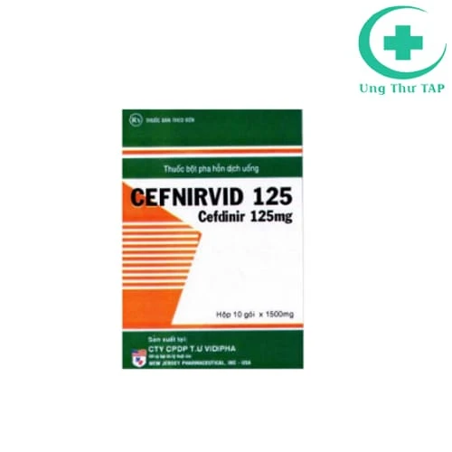 Cefnirvid 125 - Thuốc điều trị nhiễm khuẩn thể nhẹ và vừa