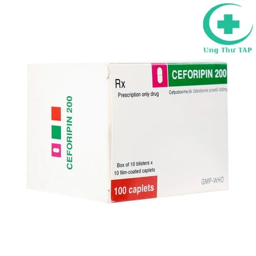 Ceforipin 200 - Thuốc điều trị nhiễm khuẩn thể nhẹ và vừa
