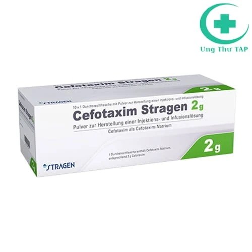 Cefotaxim Stragen 2g - Thuốc điều trị nhiễm khuẩn của Mitim SRL