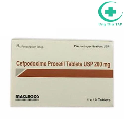 Cefpodoxime Proxetil Tablets 200mg Macleods - Trị nhiễm khuẩn