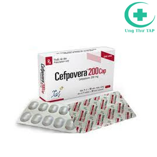 Cefpovera 200 - Thuốc điều trị nhiễm khuẩn từ nhẹ đến trung bình