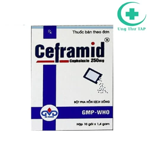 Ceframid 250 MD Pharco (bột) - Thuốc điều trị viêm, nhiễm khuẩn