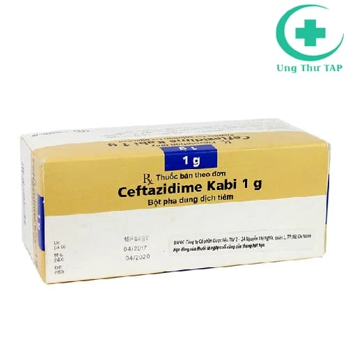 Ceftazidime Kabi 1g Labesfal - Thuốc điều trị nhiễm trùng