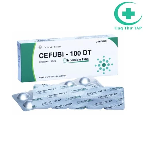 Cefubi-100 DT Bidiphar - Thuốc điều trị nhiễm khuẩn đường hô hấp