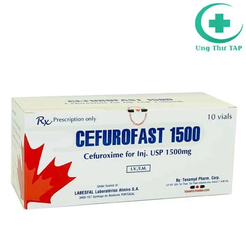 Cefurofast 1500 - Thuốc điều trị ký sinh trùng, chống nhiễm khuẩn