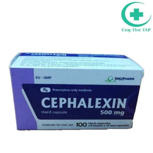 Cephalexin 500mg Imexpharm - Thuôc điều trị nhiễm trùng