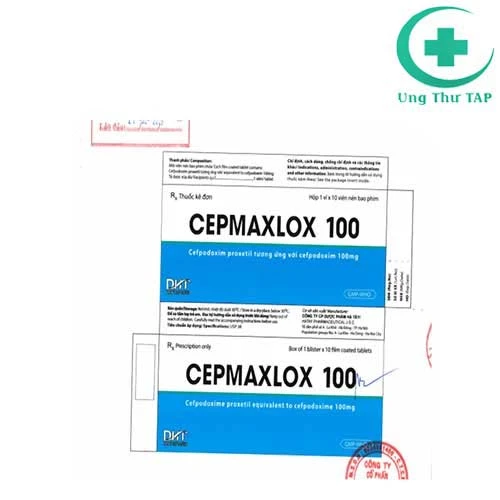 Cepmaxlox 100 - Thuốc điều trị nhiễm lậu cầu cấp hiệu quả