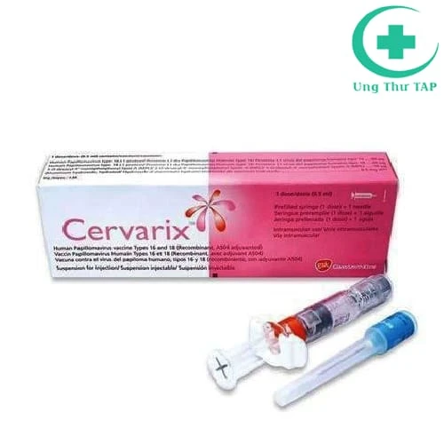 Cervarix 0,5ml GSK - Vắc xin phòng ngừa bệnh ung thư cổ tử cung
