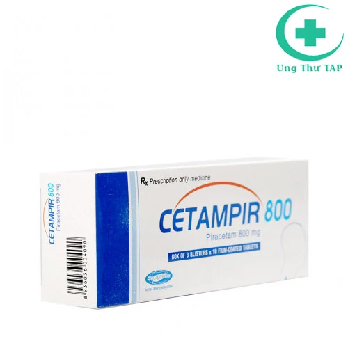 Cetampir 800 - Thuốc điều trị rối loạn thần kinh, tổn thương não