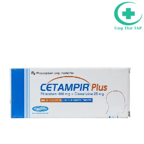 Cetampir plus Savipharm - Điều trị rối loạn thiểu năng vỏ não