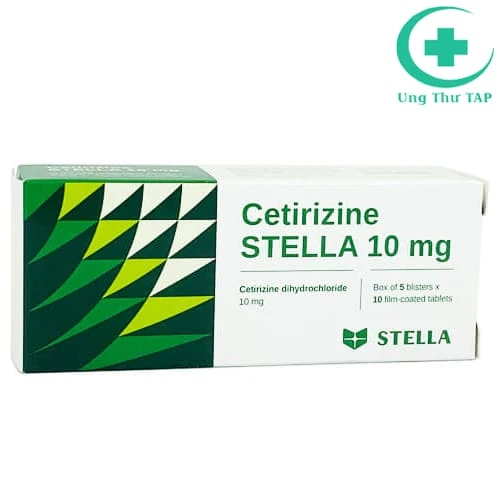 Cetirizine Stella 10mg - Thuốc điều trị viêm mũi dị ứng và mề đay