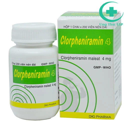 Chlorpheniramin 4mg Pharma - Thuốc điều trị dị ứng 