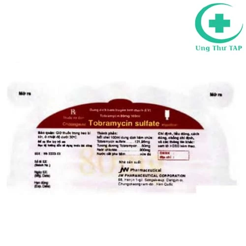 Choongwae Tobramycin sulfate injection -Thuốc điều trị nhiễm khuẩn