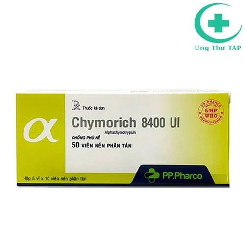 Chymorich 8400 UI - Thuốc điều trị phù nề sau chấn thương