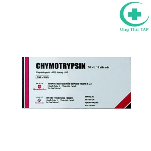 Chymotrypsin Medipharco - Thuốc điều trị phù nề sau chấn thương