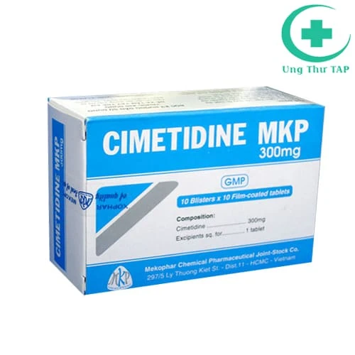 Cimetidine MKP 300mg - Thuốc điều trị loét dạ dày, tá tràng