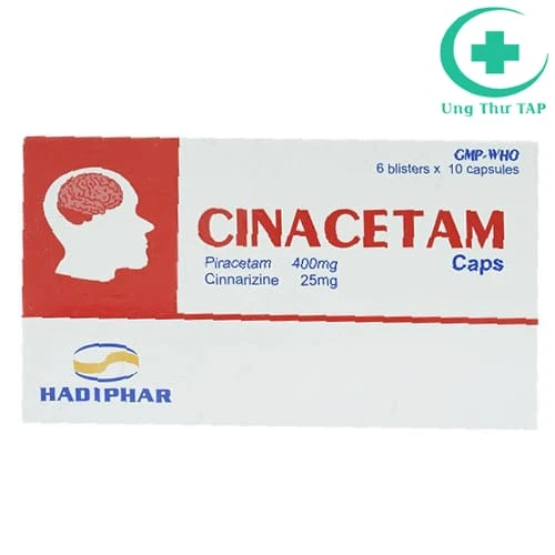 Cinacetam - Thuốc điều trị suy mạch não của Hadiphar