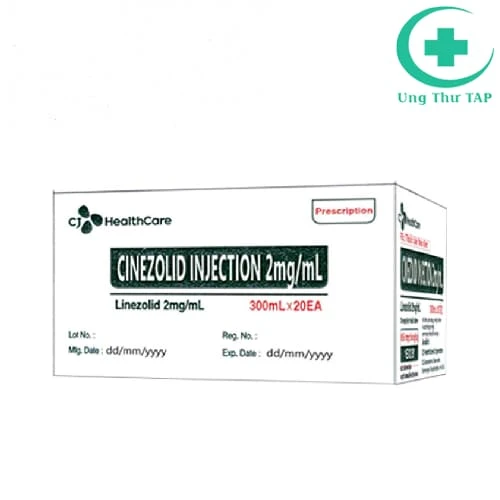 Cinezolid Injection 2mg/ml CJ Healthcare - Điều trị nhiễm khuẩn