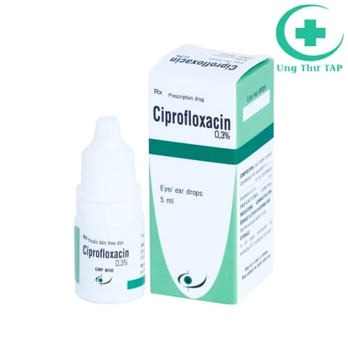 Ciprofloxacin 0,3% ft-pharma - Thuốc điều trị nhiễm khuẩn mắt và tai