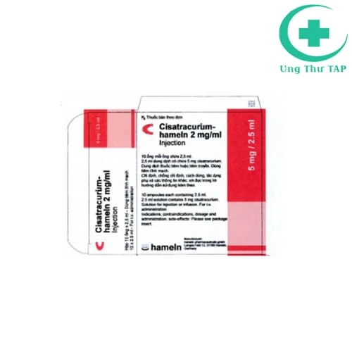 Cisatracurium - hameln 2mg/ml-Thuốc gây mê toàn thân