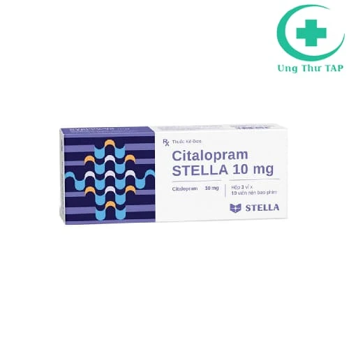 Citalopram Stella 10mg - Thuốc điều trị các đợt trầm cảm