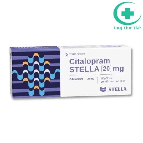 Citalopram Stella 20mg - Thuốc điều trị trầm cảm hiệu quả