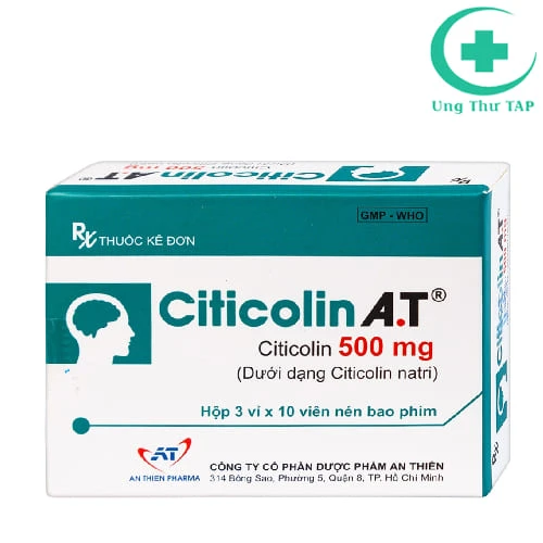 Citicolin A.T 500mg - Thuốc điều trị các bệnh não cấp và mãn tính