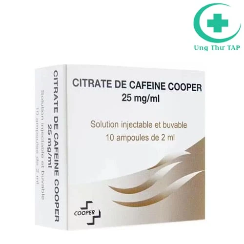 Citrate De Cafeine Cooper 25mg/ml (2ml) - Thuốc điều trị suy tim