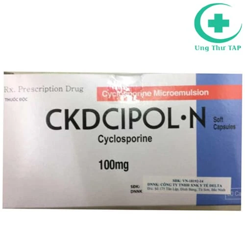 CKDCipol - N 100mg - Thuốc dùng trong ghép tạng