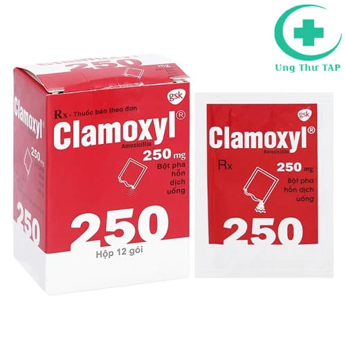 Clamoxyl Sac 250mg - Thuốc điều trị nhiễm khuẩn của Pháp