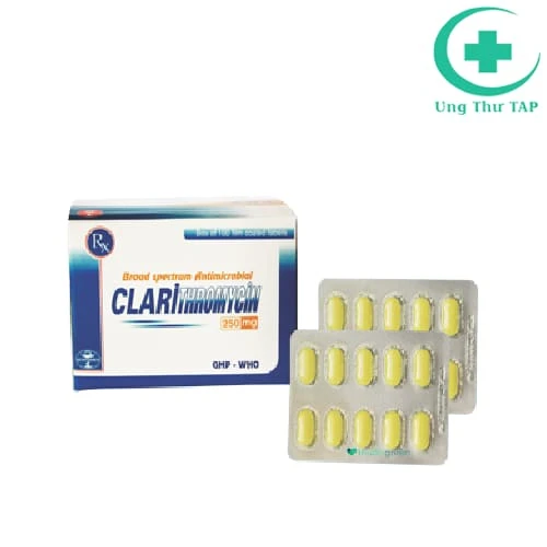 Clarithromycin 250mg Quapharco - Điều trị nhiễm khuẩn hiệu quả