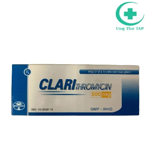 Clarithromycin 500mg Quapharco - Thuốc điều trị nhiễm khuẩn
