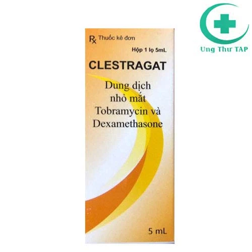 Clestragat 5ml - Dung dịch thuốc nhỏ mắt, trị nhiễm khuẩn mắt