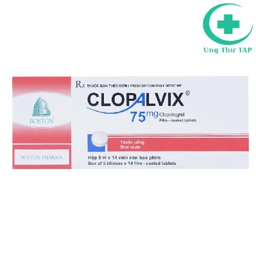 Clopalvix 75mg - Thuốc hỗ trợ điều trị tai biến hiệu quả
