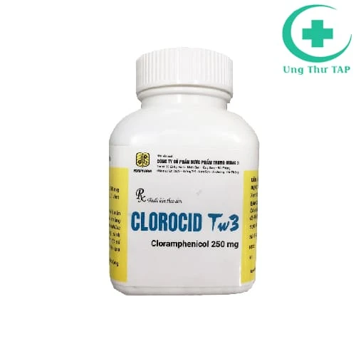 Clorocid Tw3 250mg (lọ 400 viên) - Thuốc điều trị nhiễm khuẩn