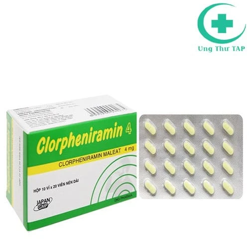 Clorpheniramin 4mg Dhgpharma-Thuốc điều trị viêm mũi dị ứng