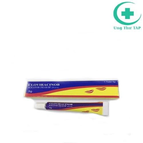 Cloviracinob Cream-Kem bôi trị da nhiễm Herpes simple của Ấn Độ
