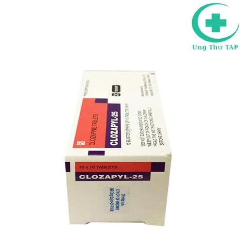 Clozapyl 25 -Thuốc điều trị tâm thần thể kháng thuốc của Ấn Độ