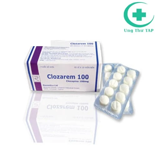 Clozarem 100mg Remedica Remedica - Điều trị tâm thần phân liệt